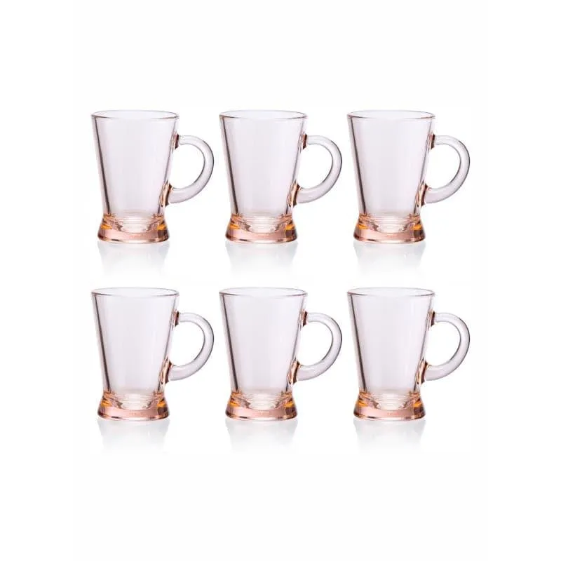 Zeniyo Tinted Mugs (180 ML) - Set Of Six