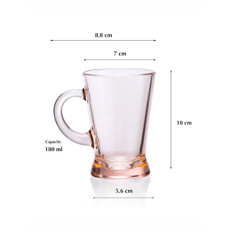Zeniyo Tinted Mugs (180 ML) - Set Of Six