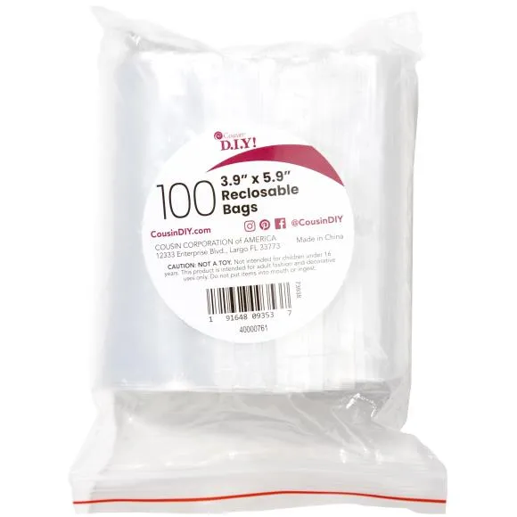 Zip Lock Bags 4x6" 100/pk
